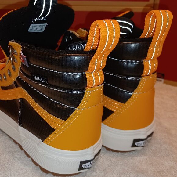 Vans Men’s 4/Women's 5.5 Sk8-Hi MTE 2.0 DX Apricot/Black VN0A5HZYB9M - Picture 11 of 12